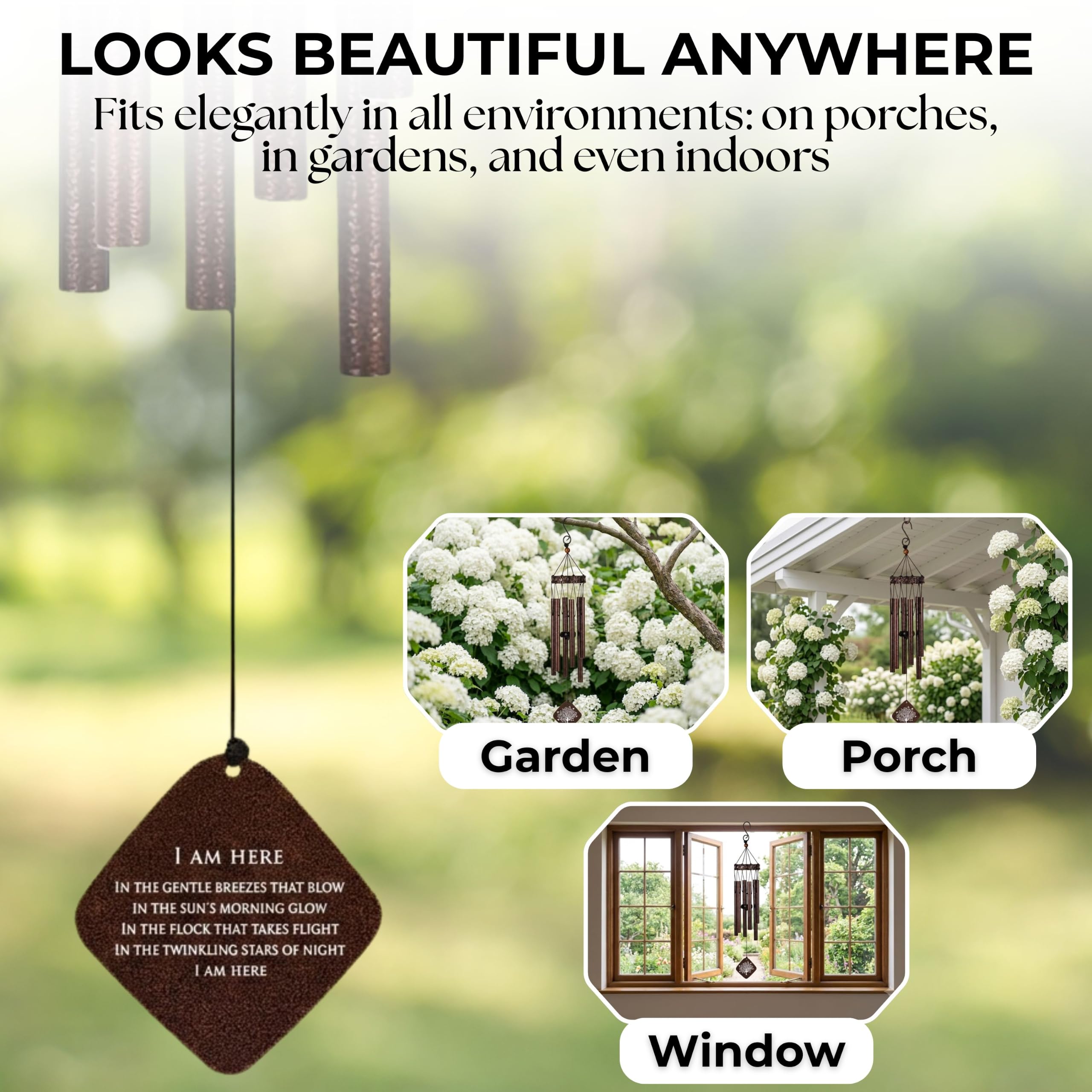 Solsken Home Memorial Wind Chimes beautiful packaging