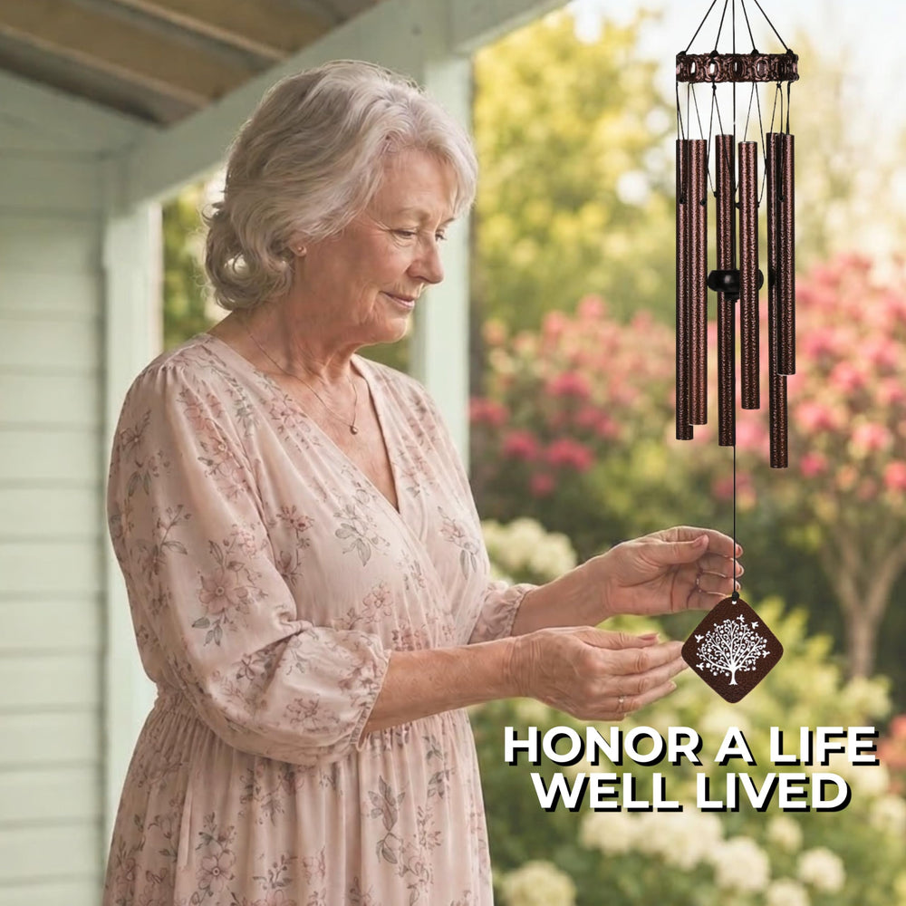 Solsken Home Memorial Wind Chimes detailed view of chimes