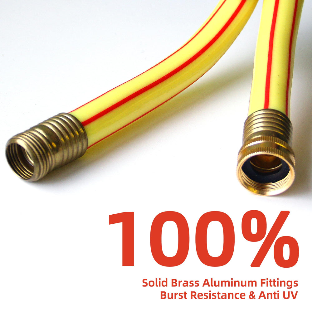 Solution4Patio garden hose coiled for storage