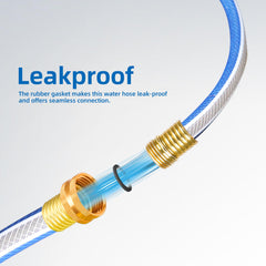 Solution4Patio garden hose in outdoor setting