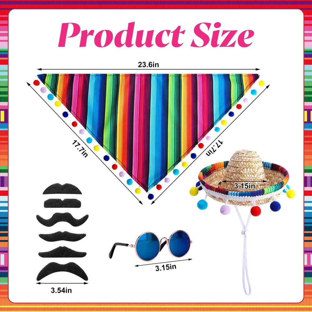 Sombrero from Watayo Mexican Goose Outfit with vibrant colours