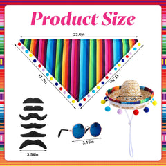 Sombrero from Watayo Mexican Goose Outfit with vibrant colours