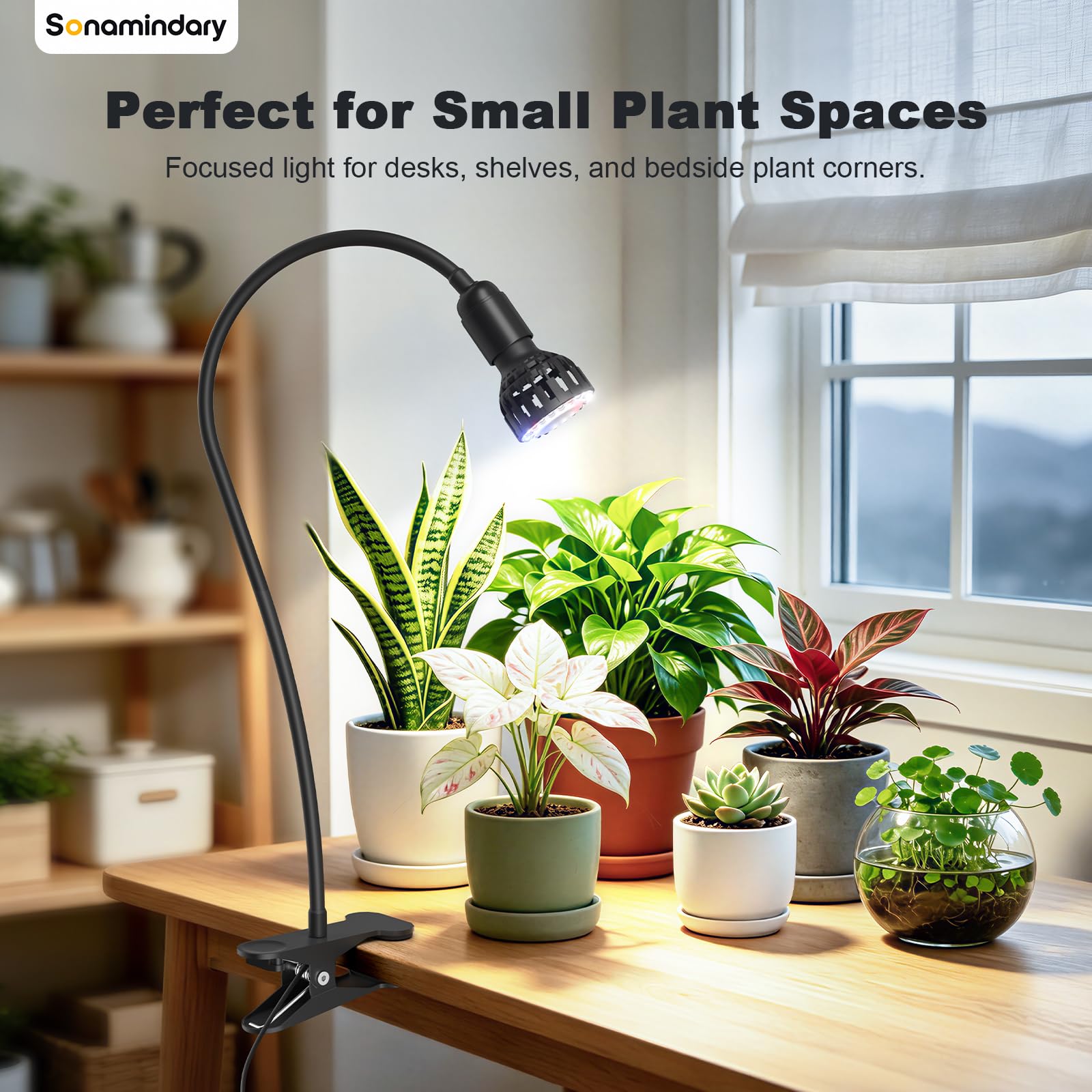 Sonamindary Grow Light packaging and user manual