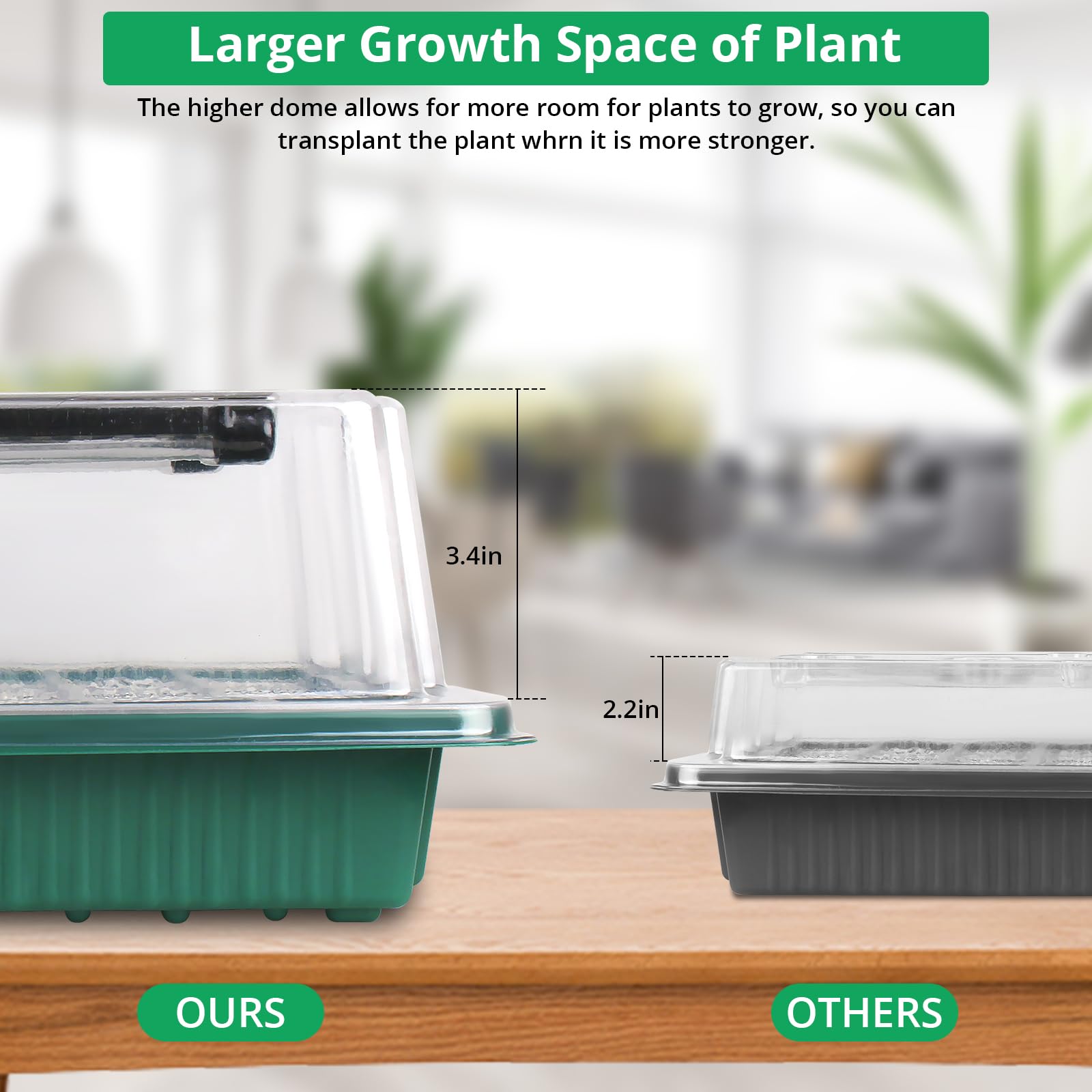 Sondiko Seed Starter Tray packaging display