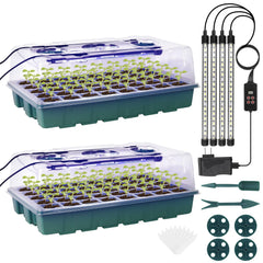 Sondiko Seed Starter Tray with grow light and digital controller
