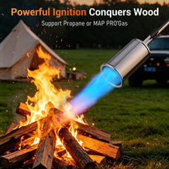 Sondiko torch in use burning weeds