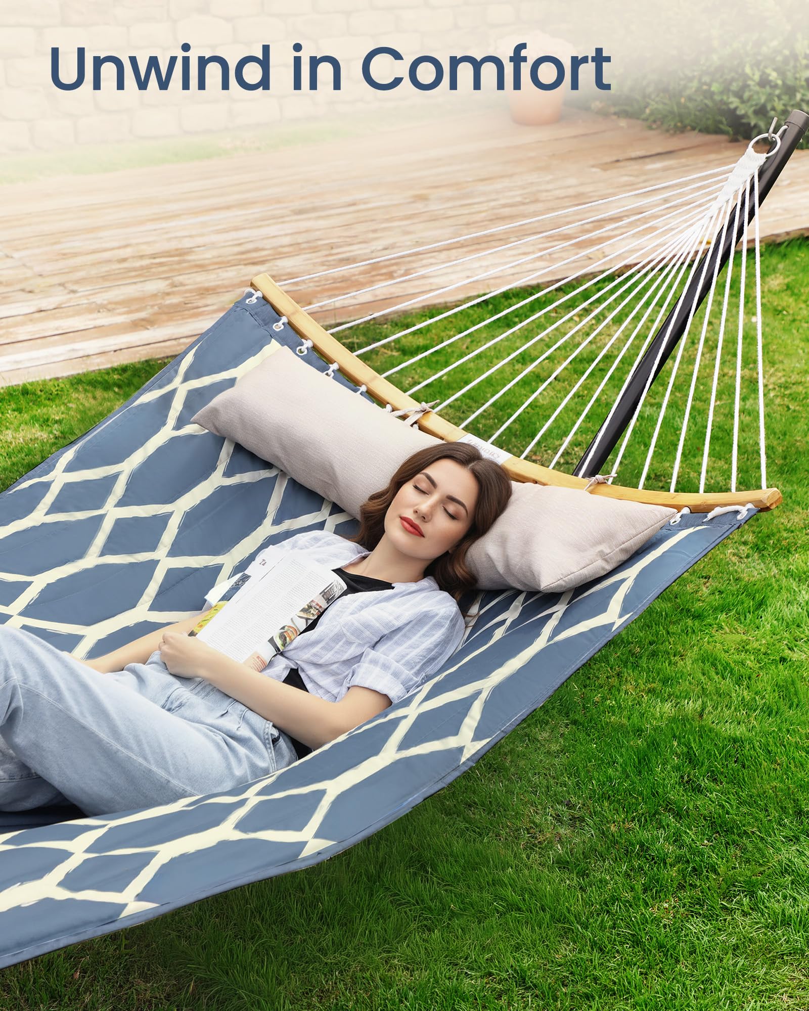 SONGMICS Double Hammock compact fold for travel
