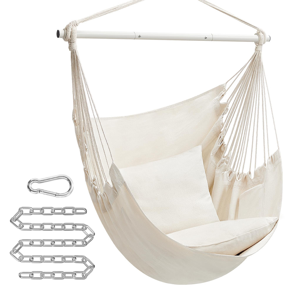 SONGMICS Hammock Chair side view showcasing large pockets