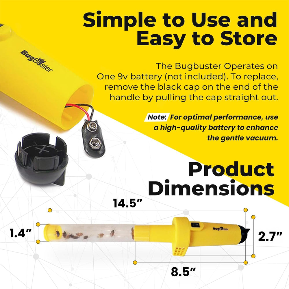 Sonic Technology BugBuster BB100 showing suction nozzle