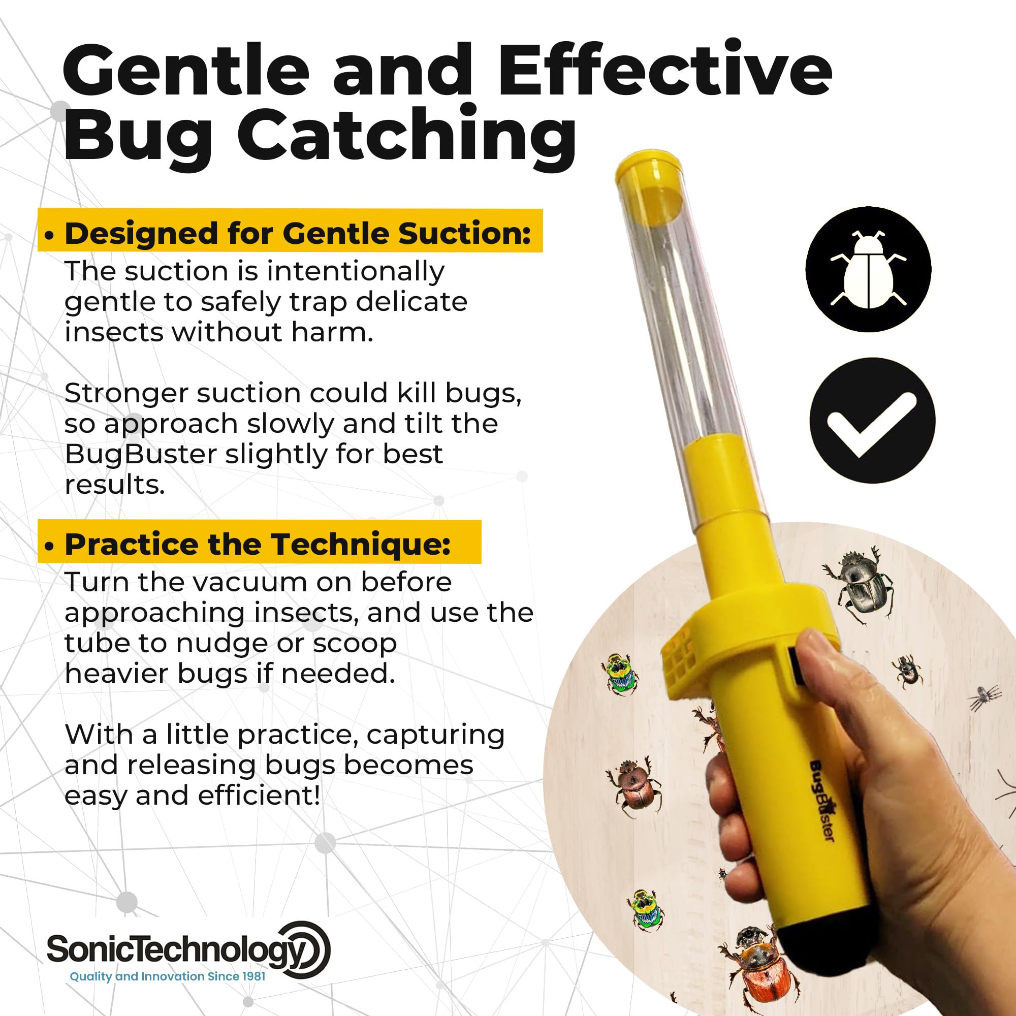 Sonic Technology BugBuster BB100 side view