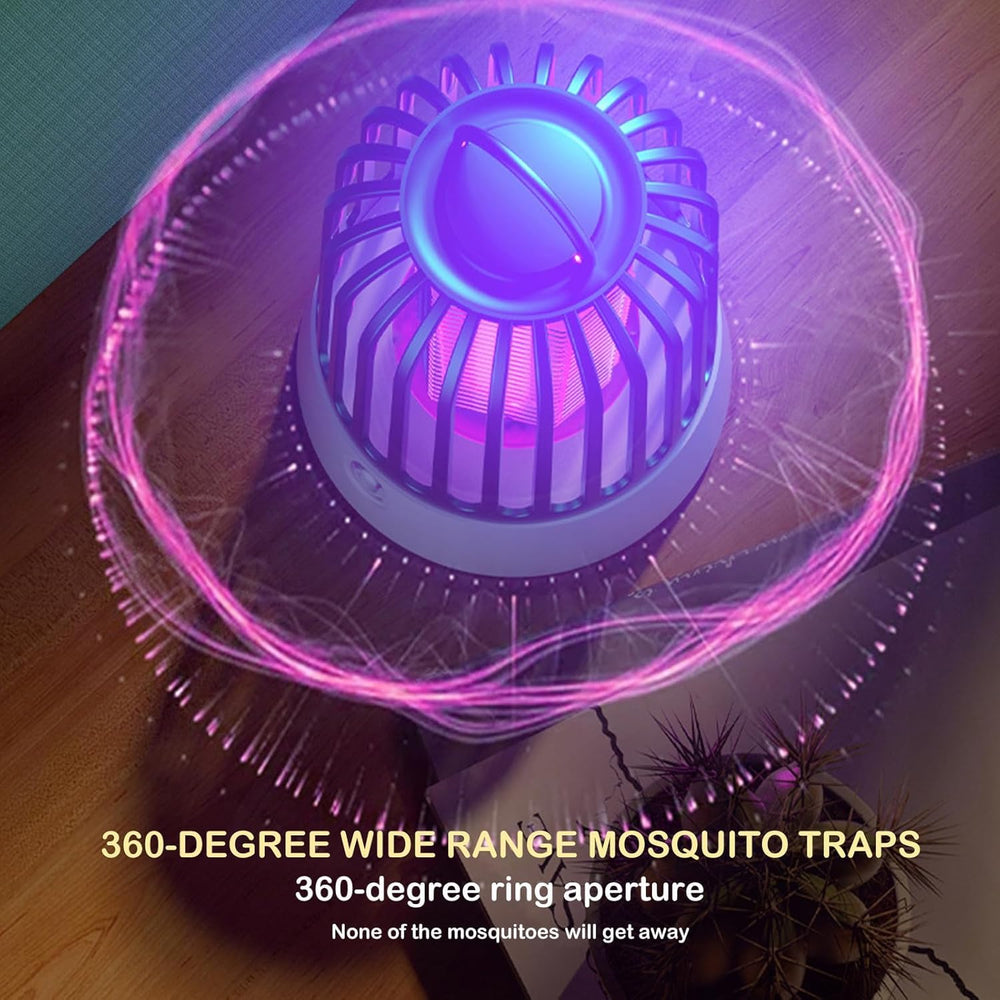 SonicPulse Mosquito Zapper on a porch during sunset