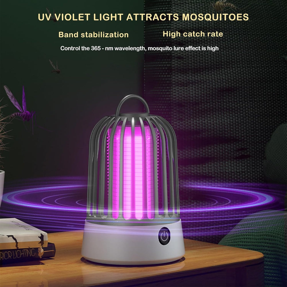 SonicPulse Mosquito Zapper with soft purple glow