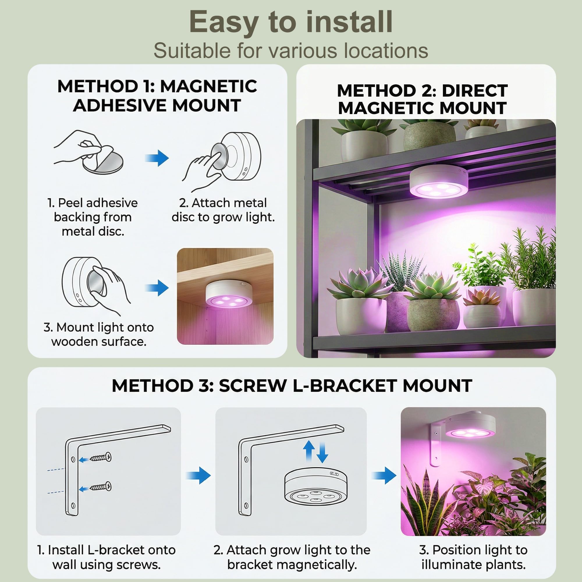 Sooogd grow light dimensions on a measuring tape