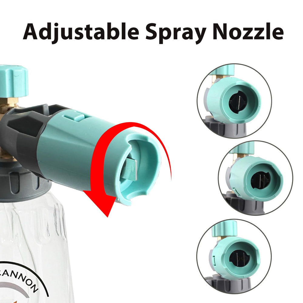 Sooprinse Foam Cannon connected to pressure washer