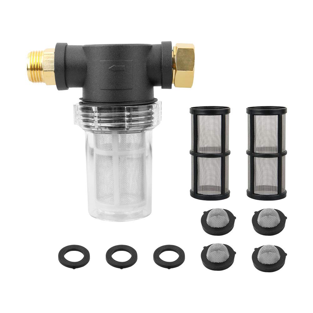 Sooprinse Garden Hose Inlet Filter with 40 mesh screen