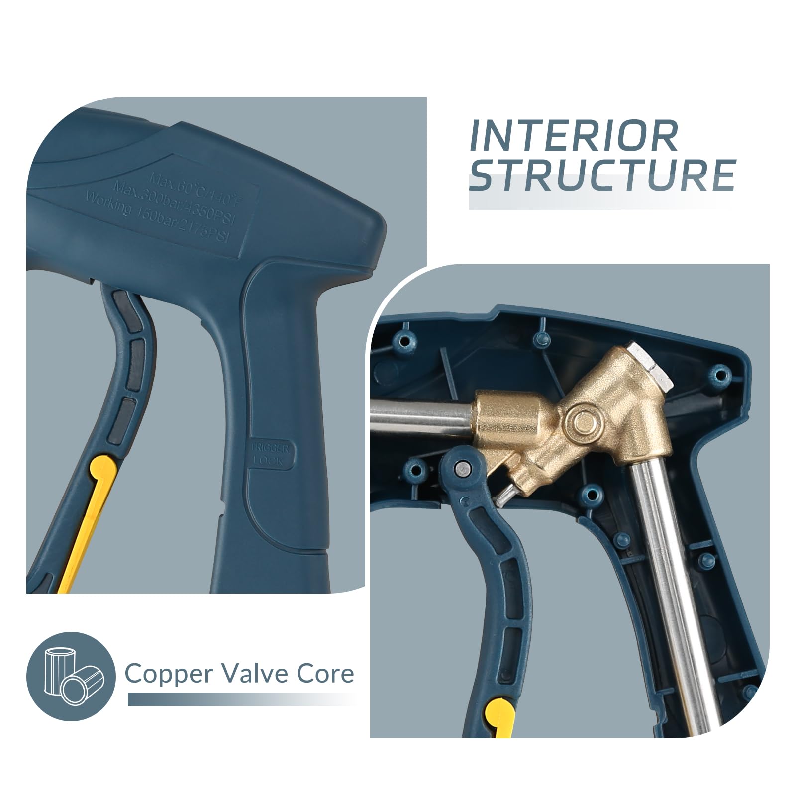 Sooprinse High Pressure Washer Gun packaging front view