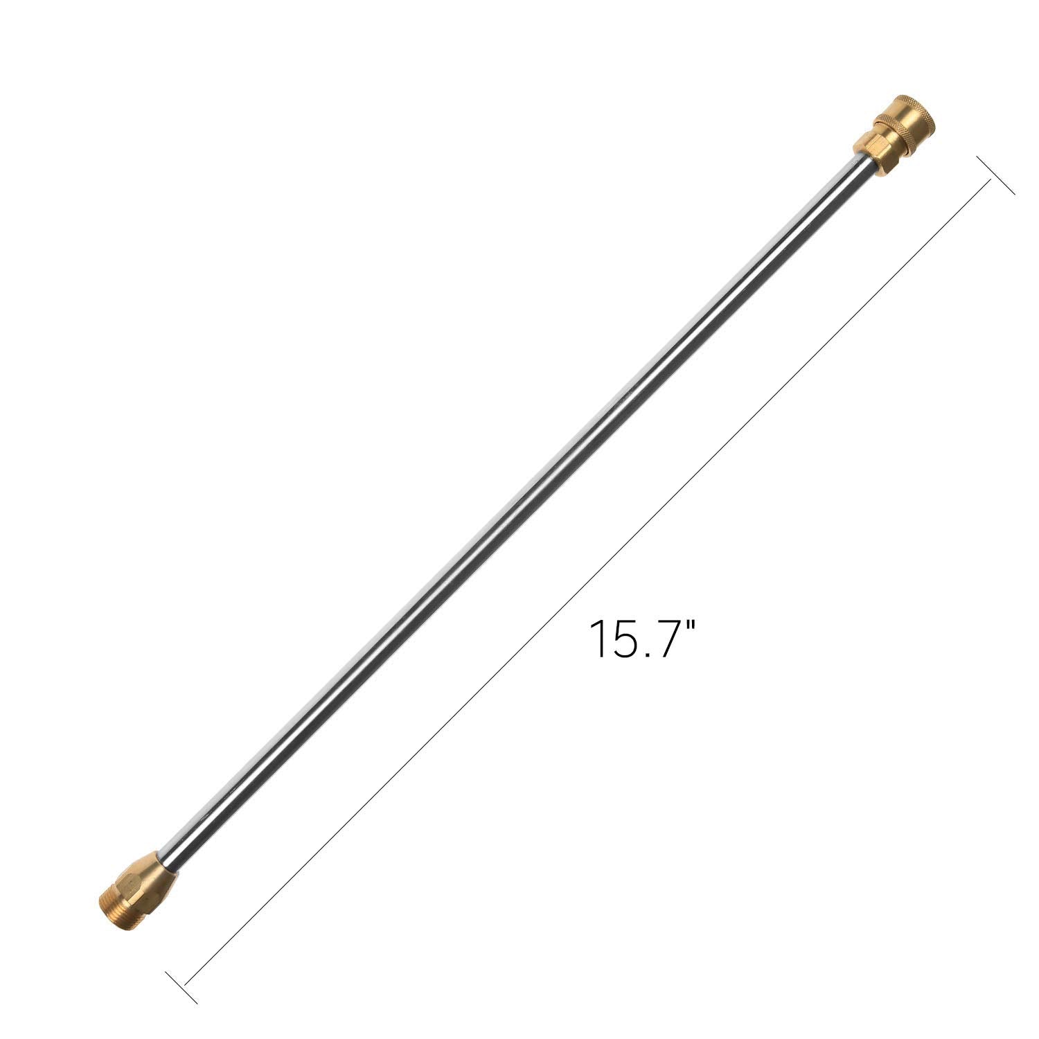 Sooprinse Pressure Washer Wand 16 Inch with quick connect fitting