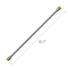 Sooprinse Pressure Washer Wand 16 Inch with quick connect fitting