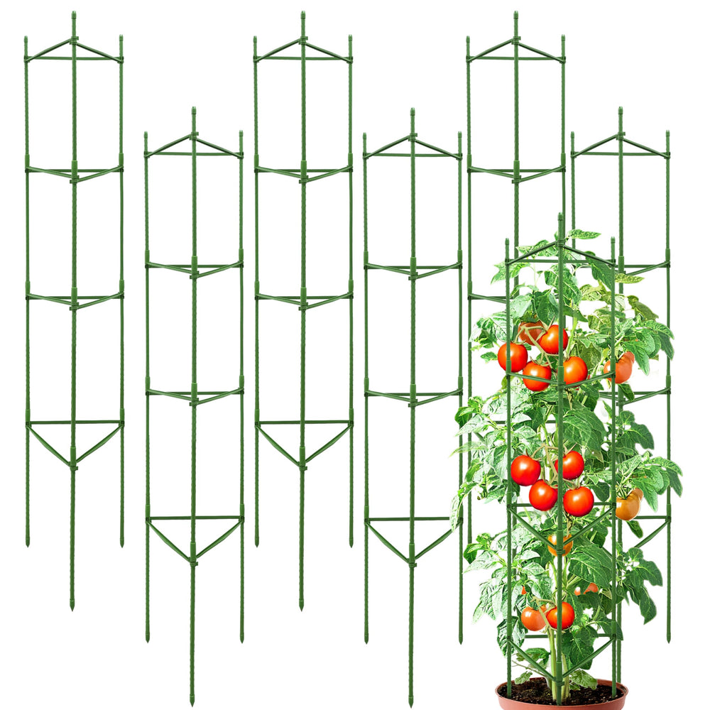 SORANGEUN 63-inch heavy-duty tomato cage front view