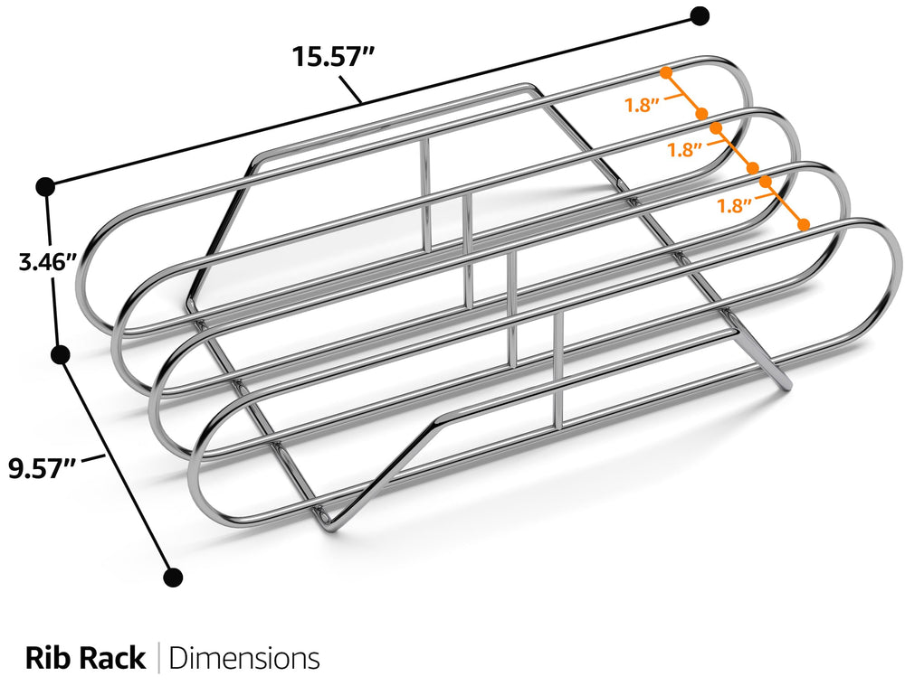 Sorbus Rib Rack side view showcasing multiple ribs