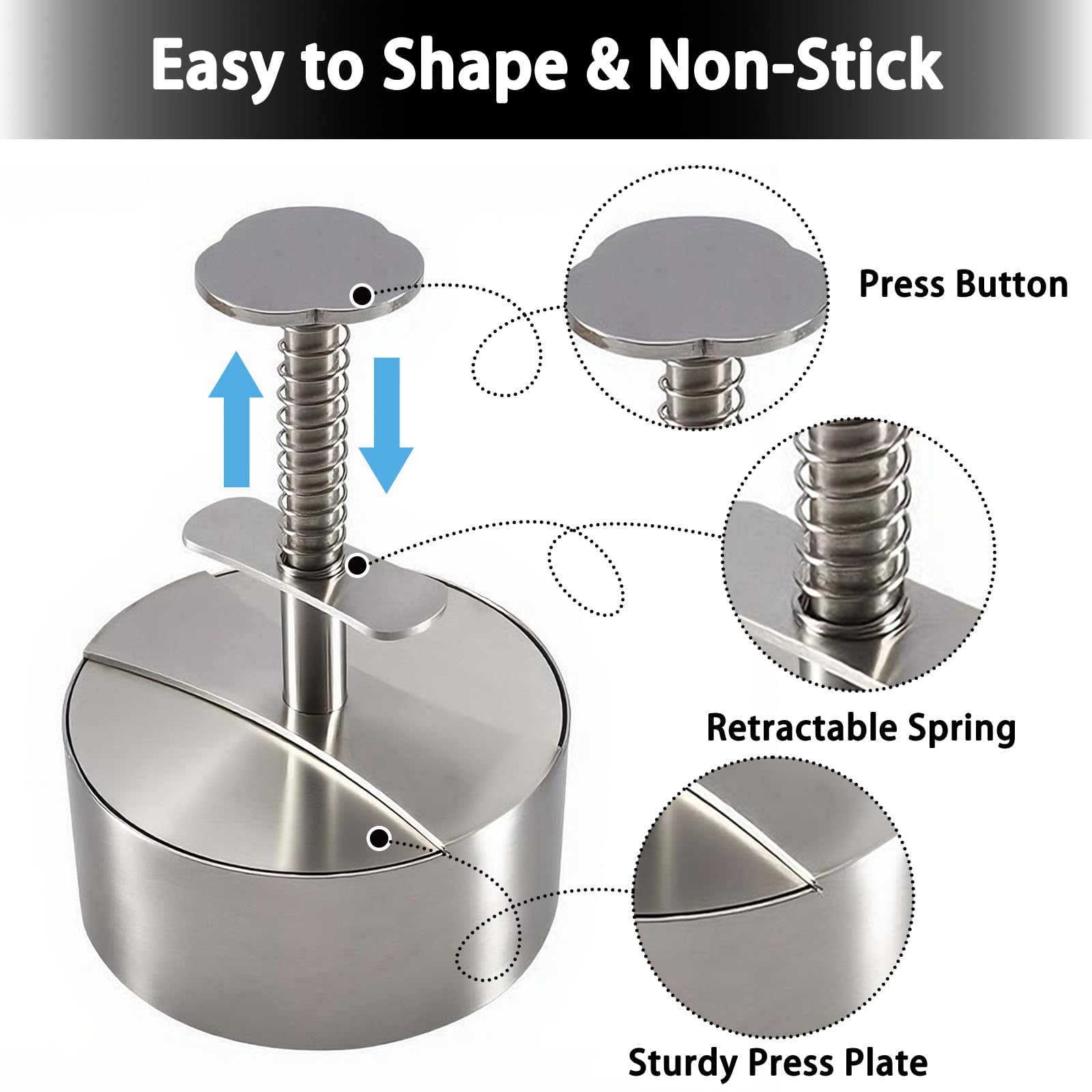 sortizligo Hamburger Press on a barbecue grill