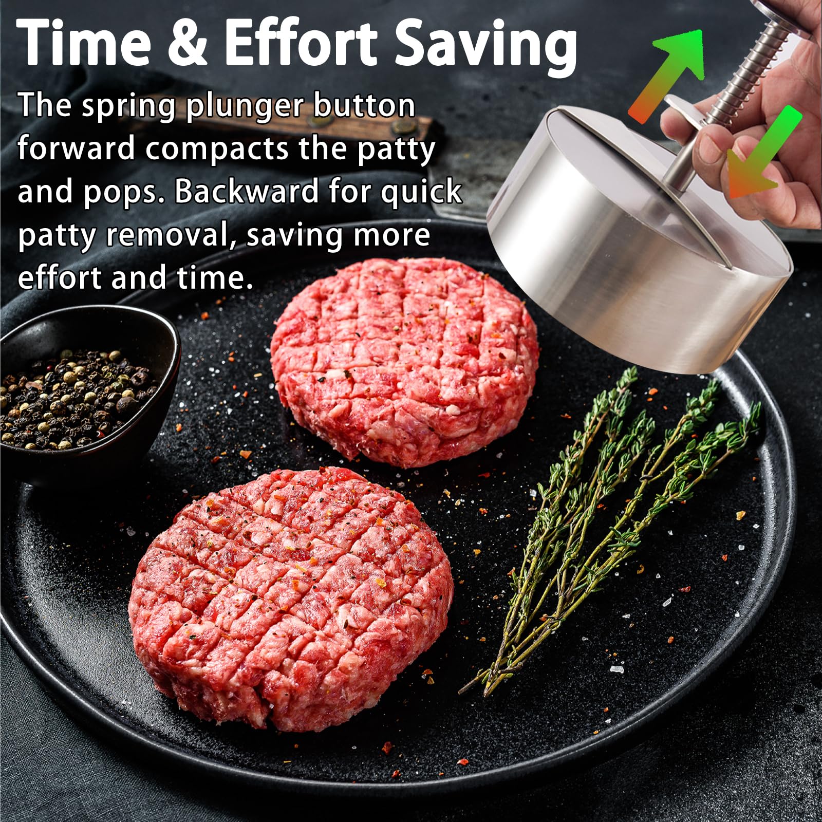 sortizligo Hamburger Press with included patty papers