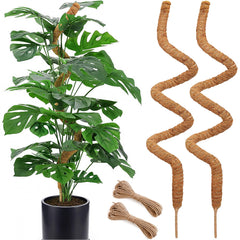 Soupiar 60 inch bendable moss pole front view