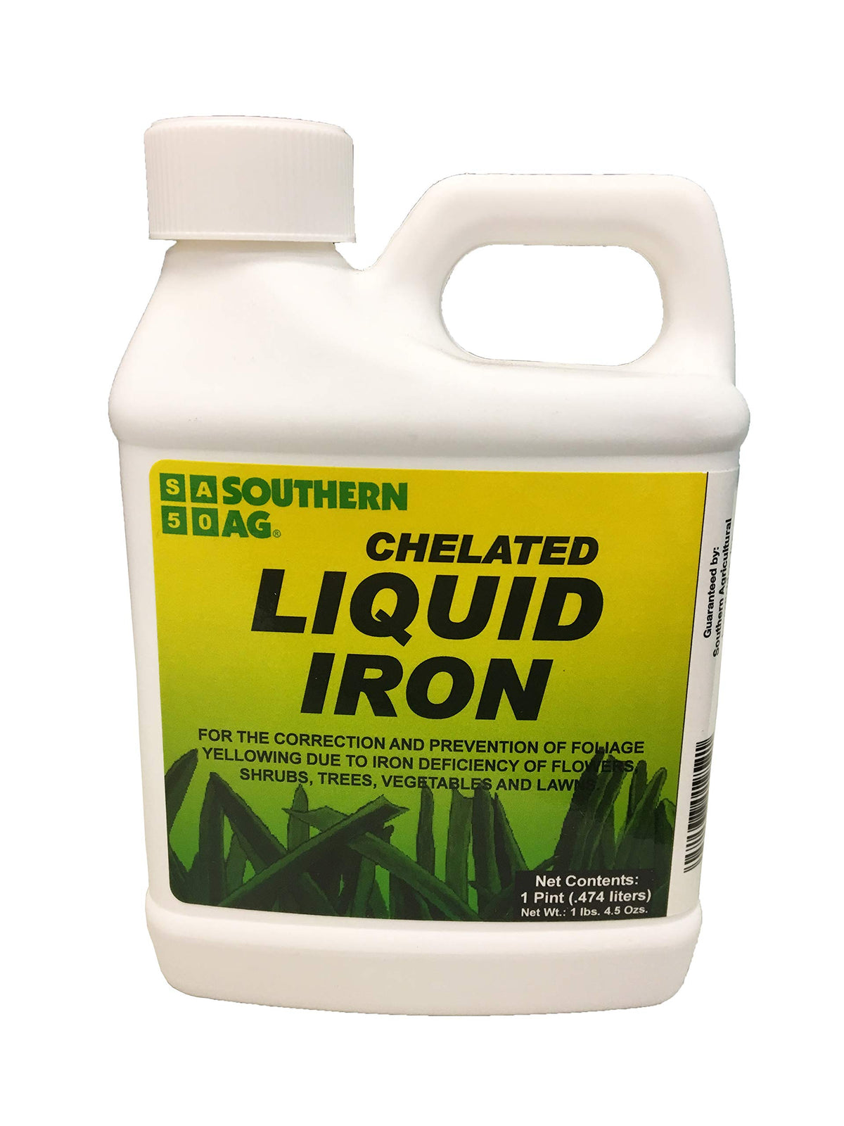 Southern Ag Chelated Liquid Iron 16oz bottle front view