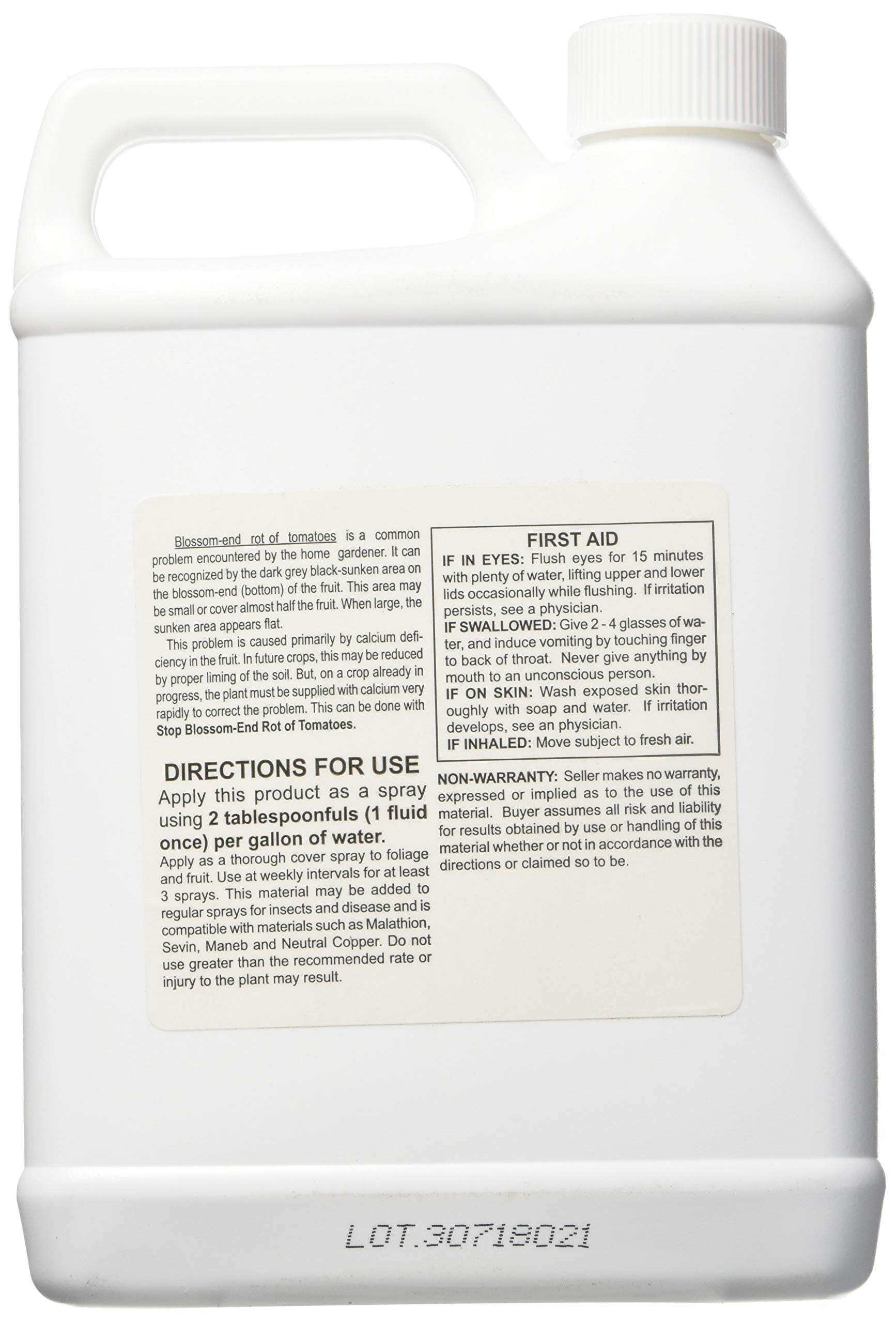 Southern Ag Stop Blossom-End Rot 32oz liquid fertilizer bottle side view