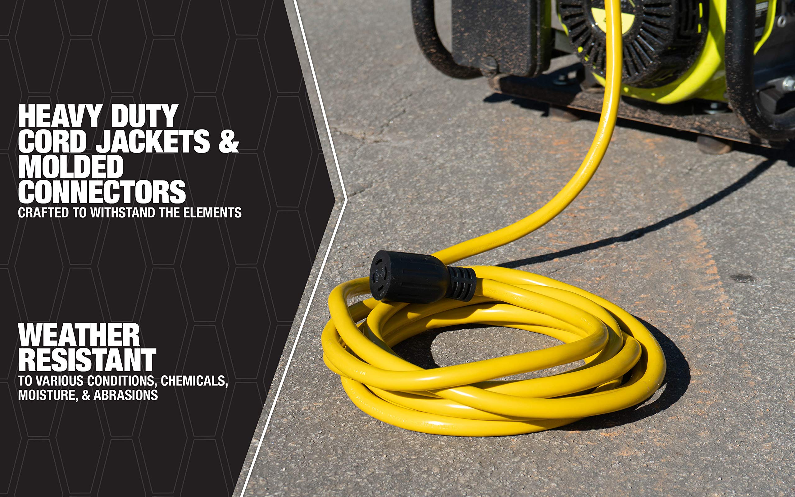 Southwire Generator Cord 30 amps power rating