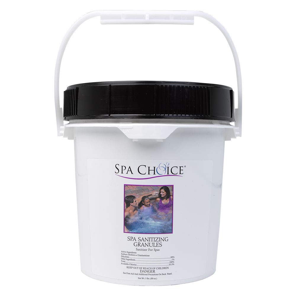 SpaChoice 5-Pounds Premium Spa Sanitizing Chlorine Granules front view