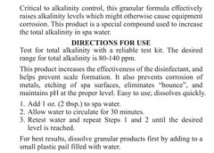 SpaChoice Alkalinity Increaser 2 lb granular in packaging
