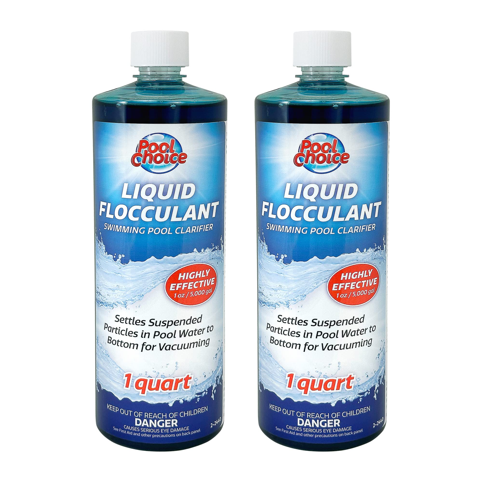 SpaChoice Liquid Flocculant 1-Quart bottles front view