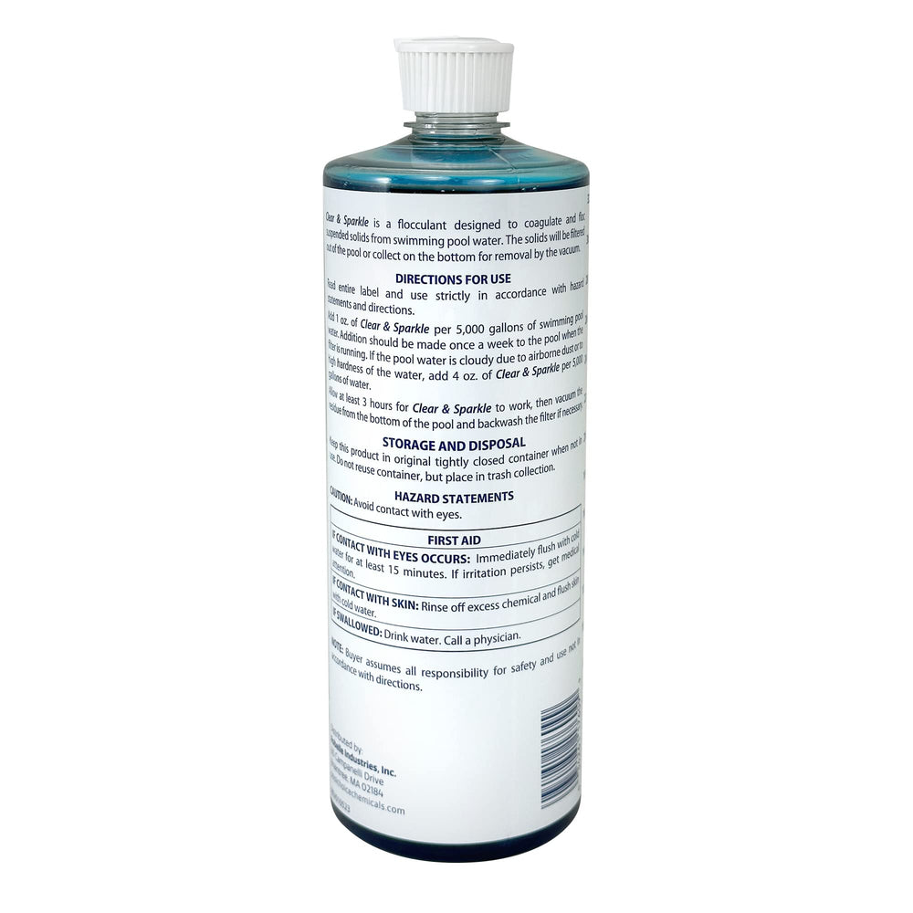 SpaChoice Pool Clarifier bottle side view