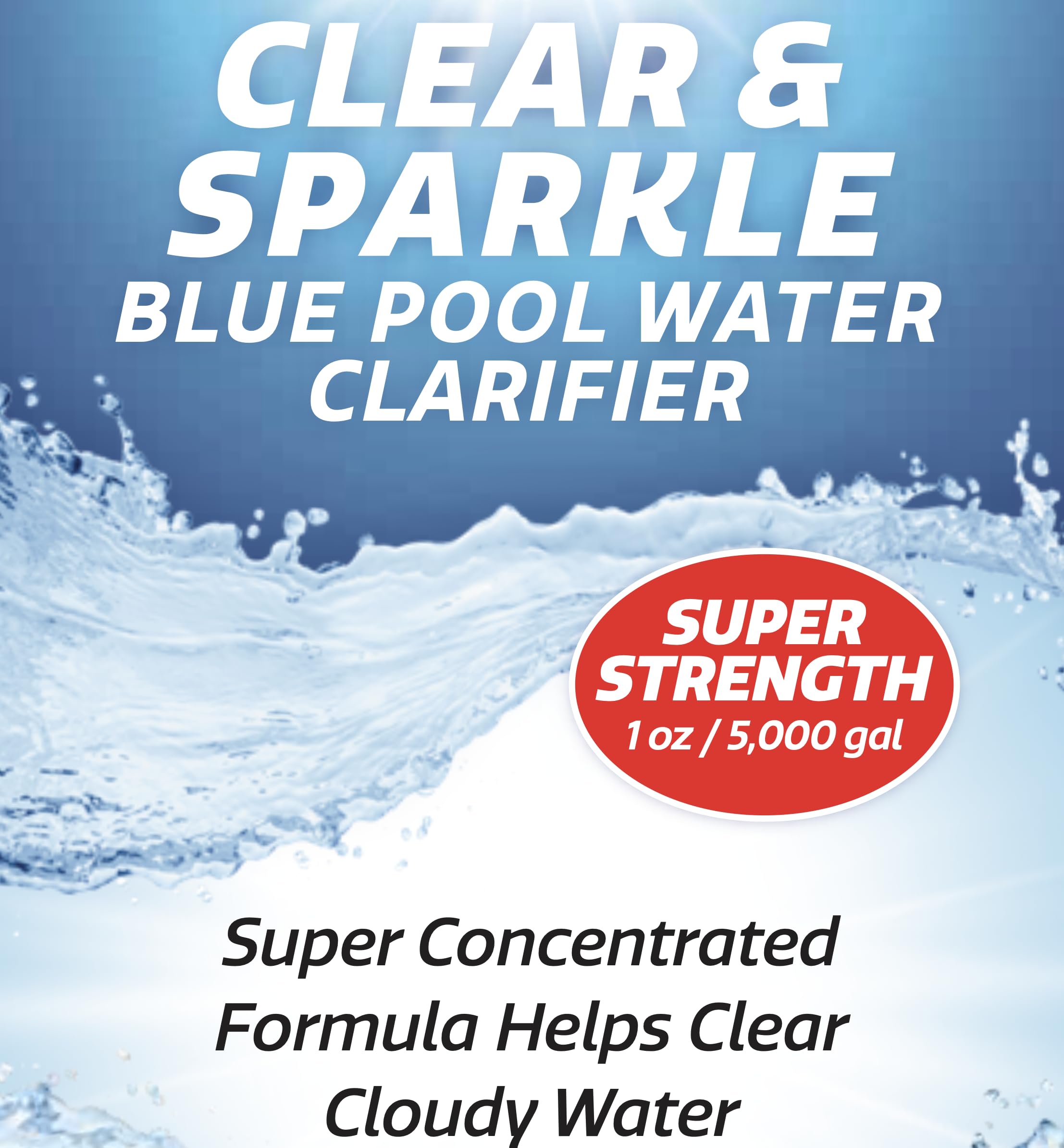 SpaChoice Pool Clarifier liquid pouring into pool