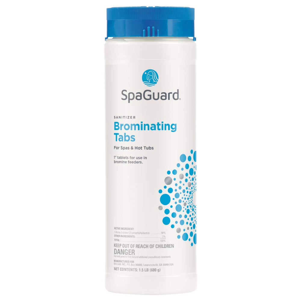 SpaGuard Brominating Tablets 1-inch tablet close-up