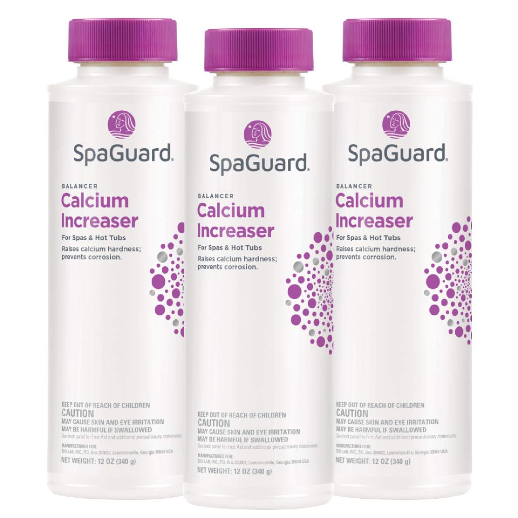 SpaGuard Calcium Hardness Increaser 12 oz pack of 3 front view