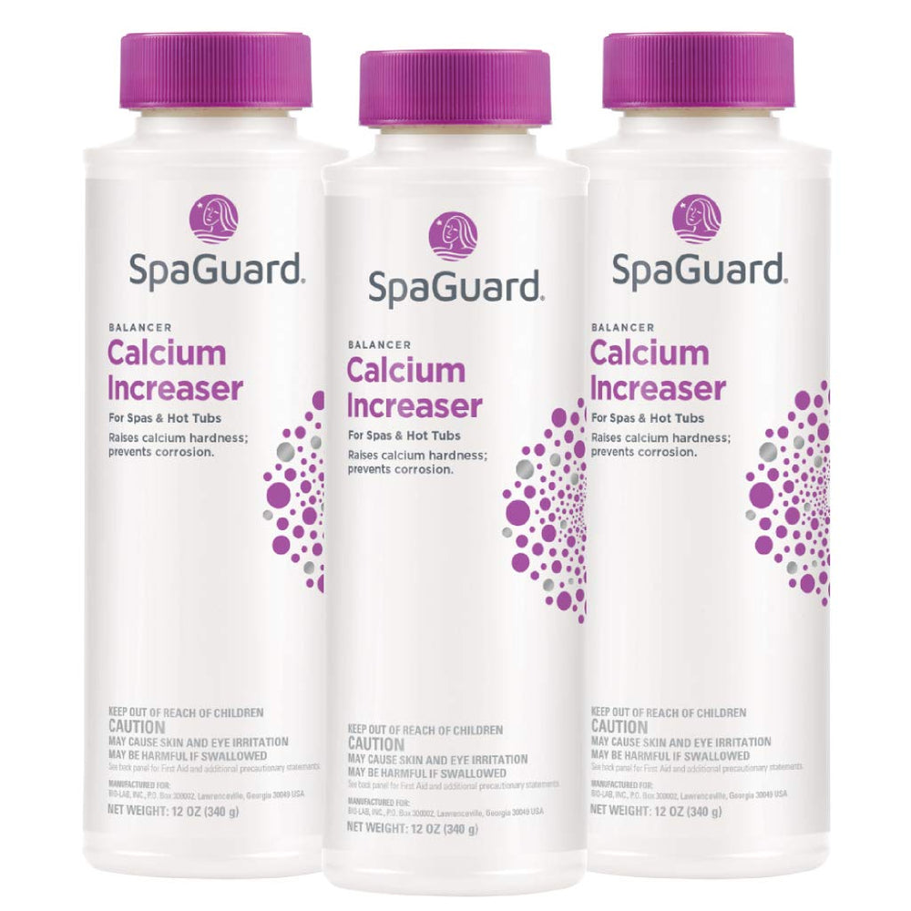SpaGuard Calcium Hardness Increaser 12 oz pack of 3 front view