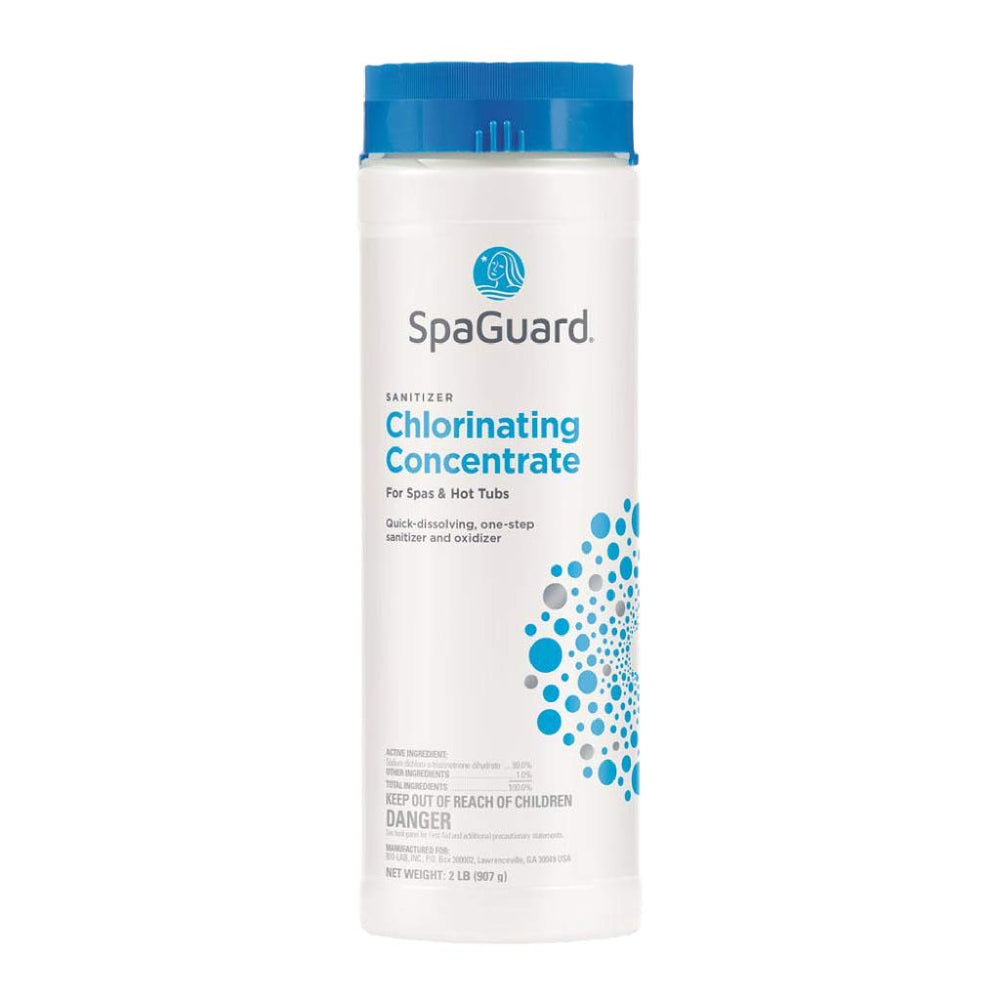 SpaGuard Chlorinating Concentrate 3-Pack, side view