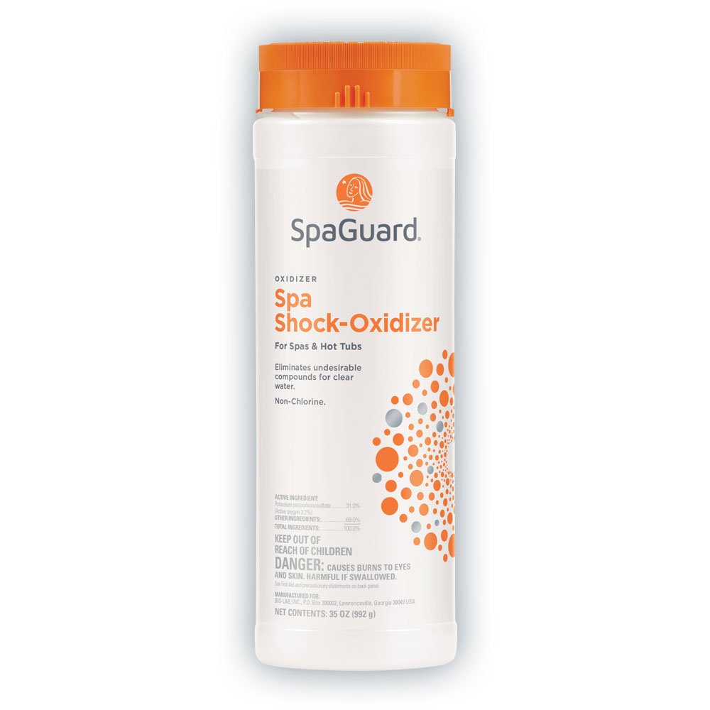 SpaGuard Spa Shock-Oxidizer 35 oz powder front view