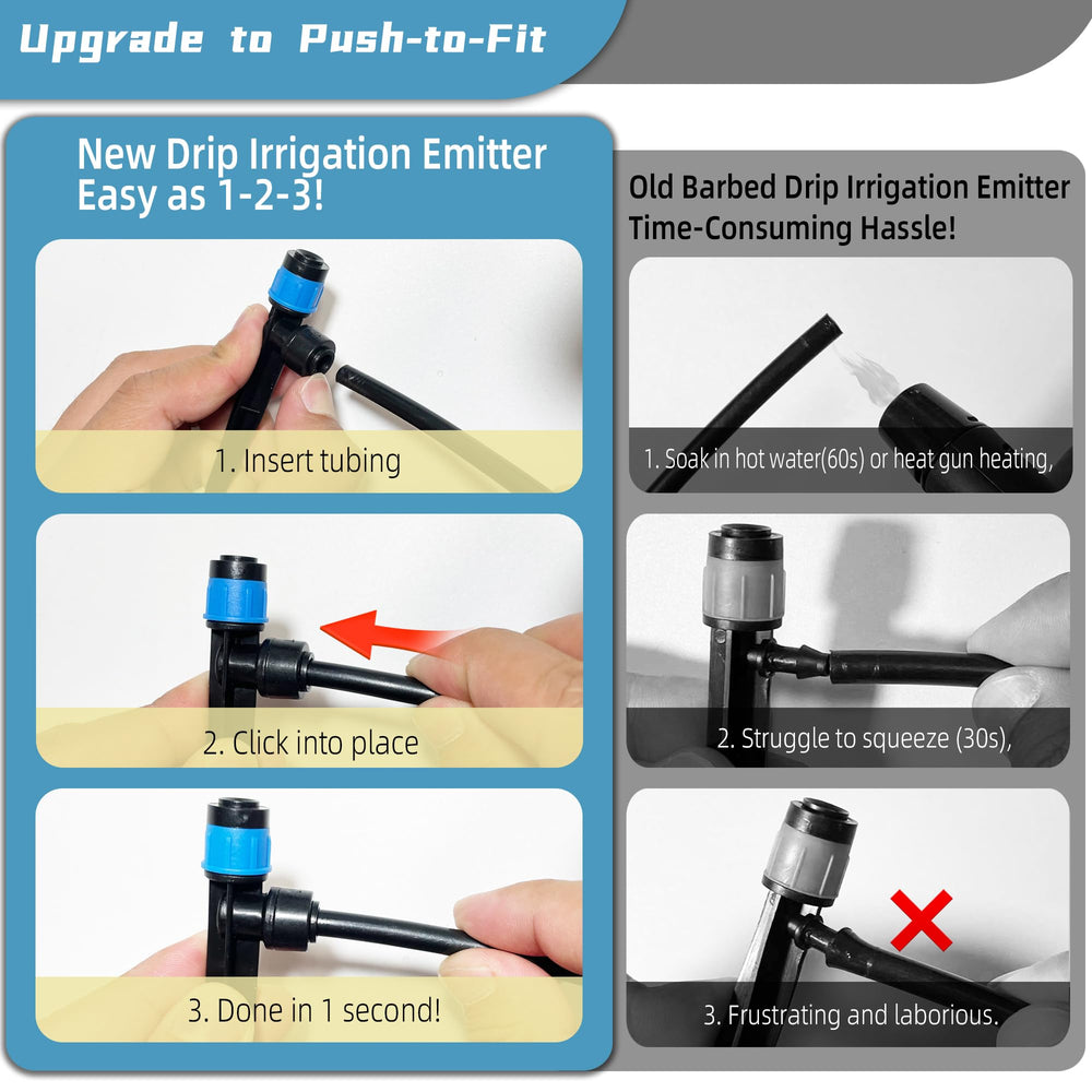 Spalolen drip emitter with adjustable flow feature
