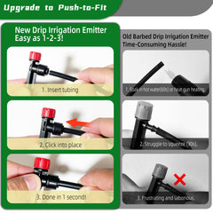 Spalolen drip irrigation emitters in packaging