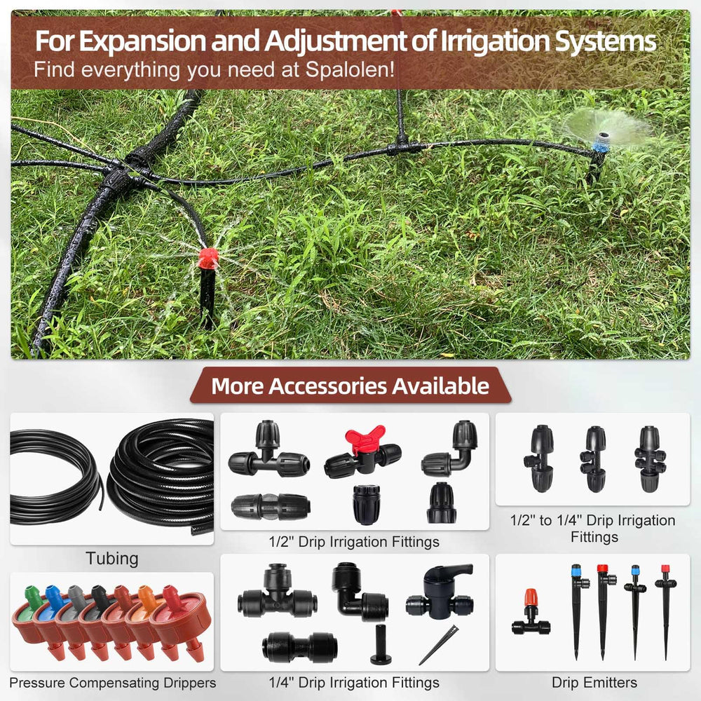 Spalolen emitters features highlighted