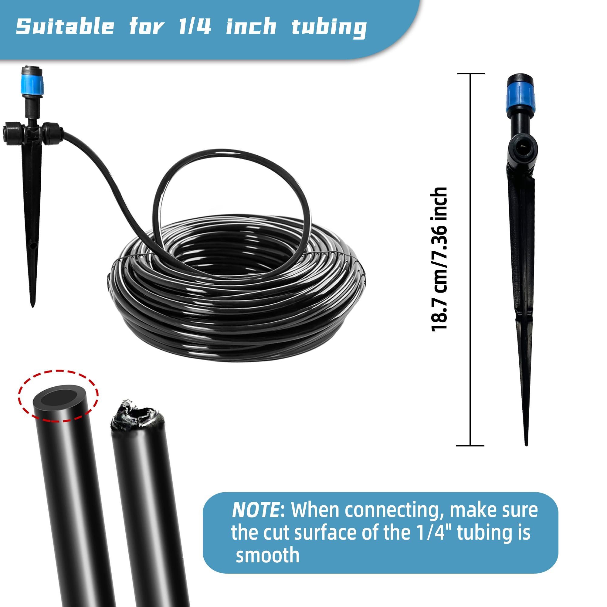 Spalolen irrigation emitters with installation guide