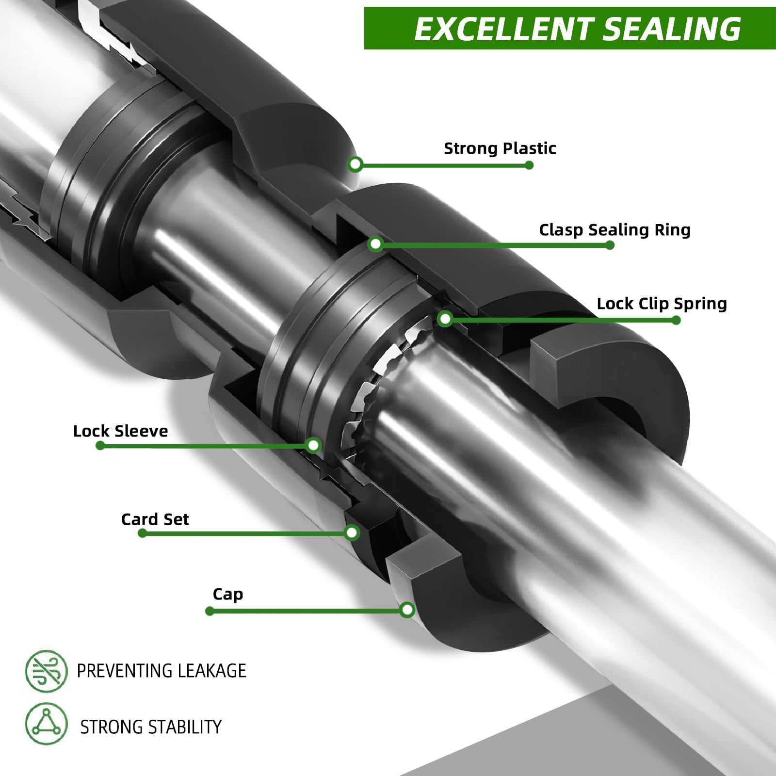 Spalolen leak-proof drip irrigation emitters in packaging