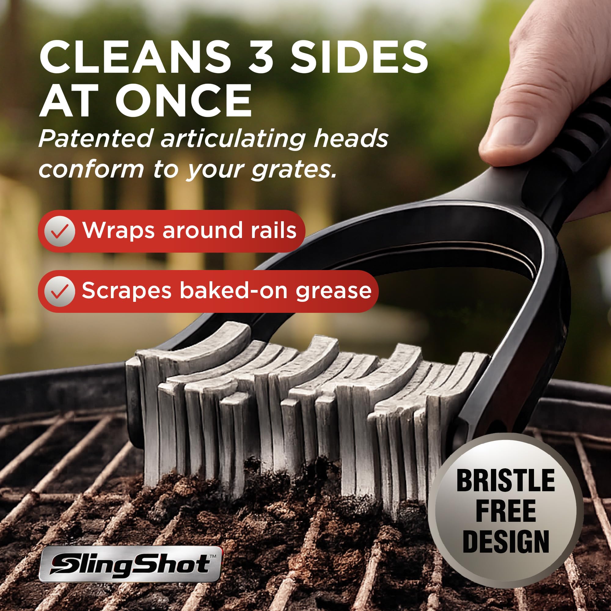 Spark Innovators Slingshot Grill Cleaner side view