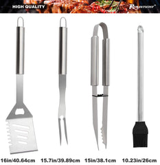 Spatula and tongs from ROMANTICIST BBQ Grill Accessories Set