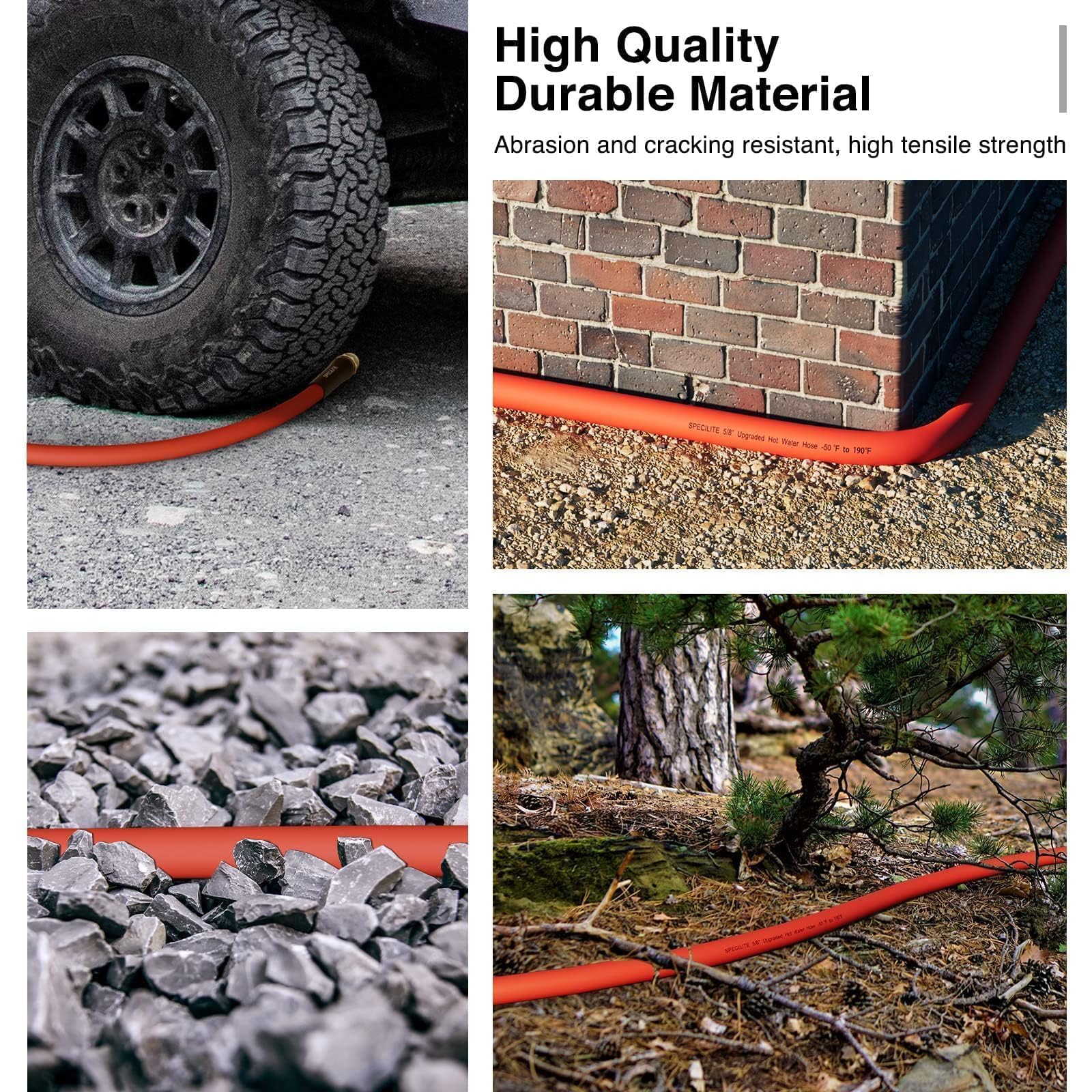 SPECILITE 50FT rubber hose packaging details