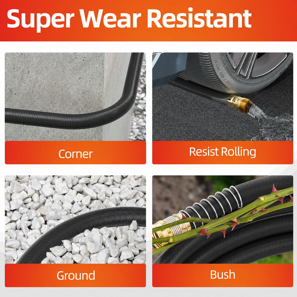 SPECILITE garden hose being used for watering plants