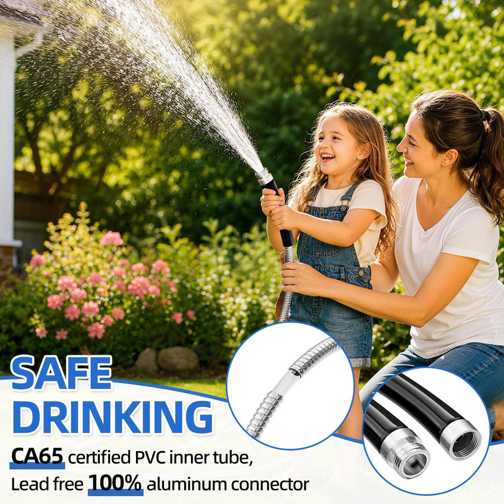 SPECILITE garden hose in use watering plants